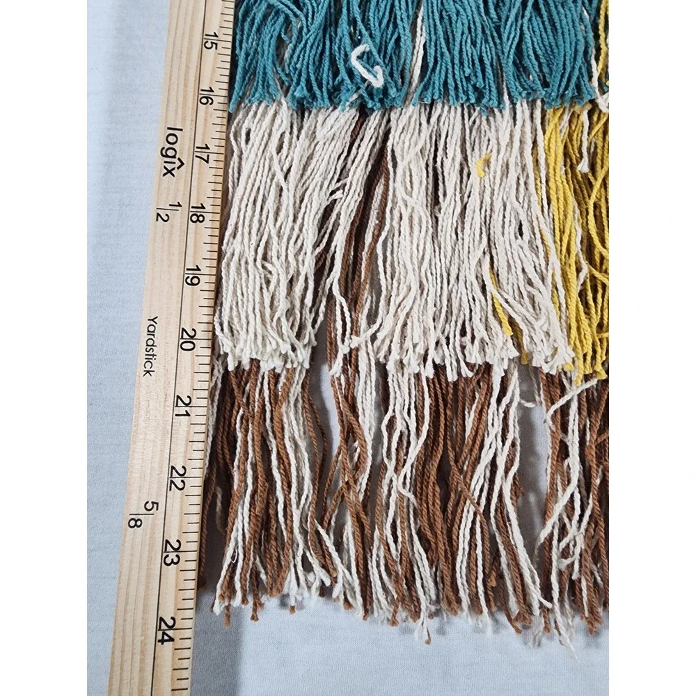 Primitives By Kathy Romance Wall Hanging Geometric Textured Eclectic Fringe Art